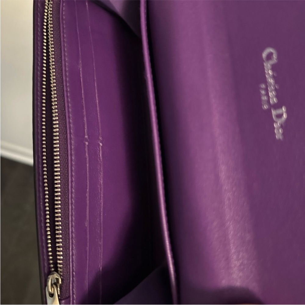 Dior Purple and Pink Women's Wallet - Picture 9 of 10